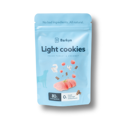Bolachas light de carne fresca e coco