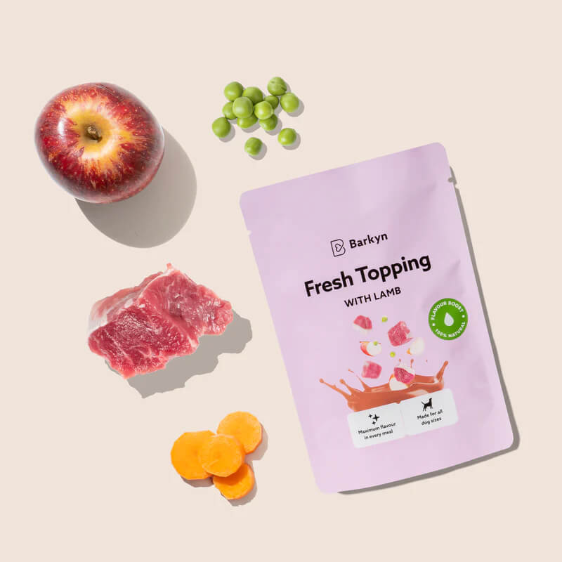 Topping naturale all'agnello e mela rossa - Barkyn Store
